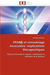 Ppar Et Remodelage Musculaire