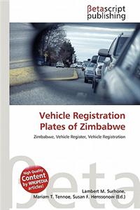 Vehicle Registration Plates of Zimbabwe