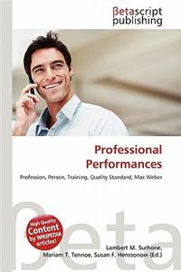 Professional Performances