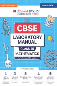 Oswaal CBSE Laboratory Manual Class 10 Mathematics Book | As Per NEP | For Latest Exam