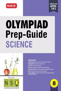 MTG Olympiad Prep-Guide Class 8 Science (NSO) - Detailed Theory, NSO Chapterwise Previous Years Questions with Self Test For SOF 2025-26 Exam