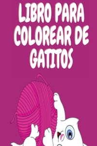Libro para colorear de gatitos