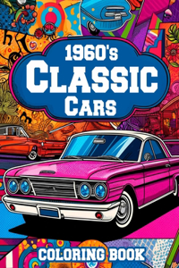 1960's Classic Cars Coloring Book