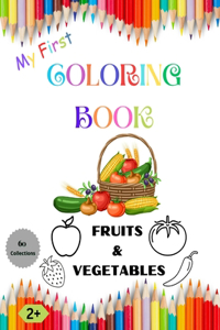 Coloring Book Fruits & Vegetables