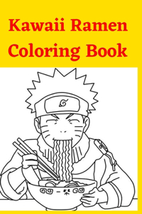 Kawaii Ramen Coloring Book