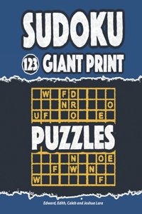 Sudoku - 123 Giant Print Puzzles