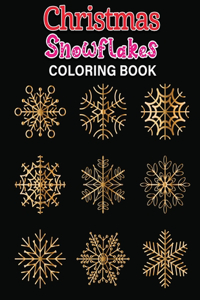 christmas snowflake coloring book