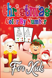 Christmas Color By Number For Kids