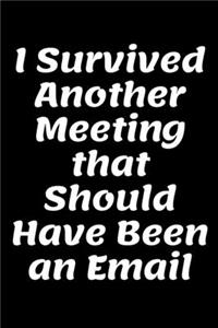 I Survived Another Meeting that Should Have Been an Email