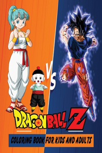 Dragon Ball Z Coloring Book For Kids And Adults