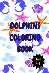 Dolphins Coloring Book