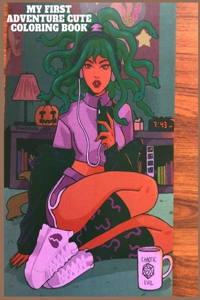 My first adventure cute coloring book