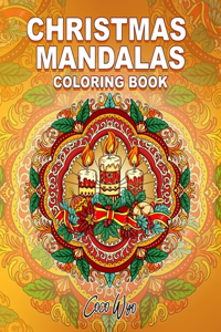 Christmas Mandalas Coloring Book