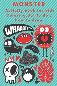 Monster Activity Book for Kids
