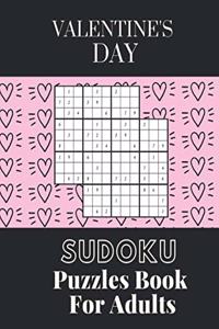 Valentine's Day Sudoku Puzzles Book For Adults