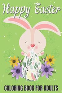 Happy Easter Coloring Book for Adults