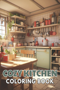 Cozy Kitchen Coloring Book