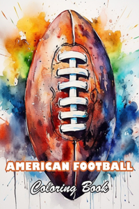 American Football Coloring Book