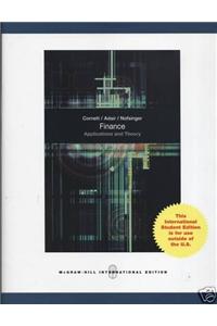 Finance: Applications & Theory. Marcia Millon Cornett, Troy A. Adair, JR., John Nofsinger