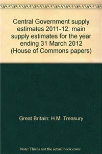 Supply Estimates - Main Estimates (Single Volume)