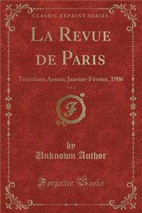 La Revue de Paris, Vol. 1