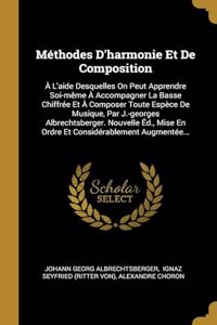 Méthodes D'harmonie Et De Composition
