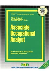 Associate Occupational Analyst: Passbooks Study Guide