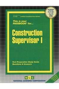 Construction Supervisor I
