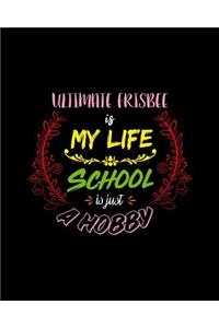 Ultimate Frisbee Is My Life School Is Just A Hobby