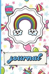 Rainbow Birthday Party Journal