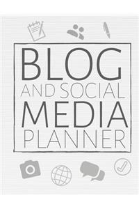 Blog And Social Media Planner