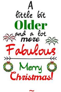 A Little Bit Older and A lot more Fabulous Merry Christmas