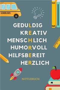 Lehrer Notizbuch
