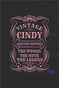 Vintage Cindy Limited Edition the Woman the Myth the Legend