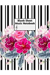Blank Sheet Music Notebook