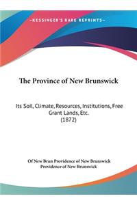The Province of New Brunswick