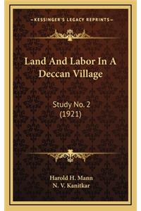 Land and Labor in a Deccan Village