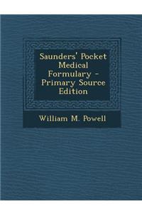 Saunders' Pocket Medical Formulary