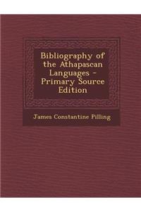 Bibliography of the Athapascan Languages
