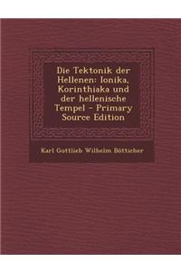 Die Tektonik Der Hellenen