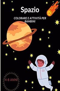 Spazio, libro da colorare e attività per bambini