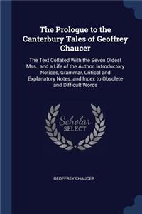 The Prologue to the Canterbury Tales of Geoffrey Chaucer