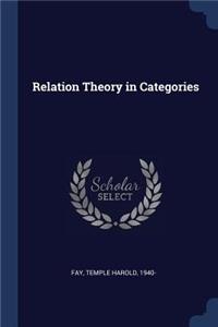 Relation Theory in Categories