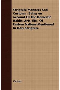 Scripture Manners And Customs