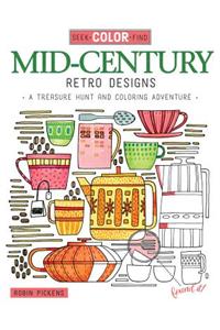 Seek, Color, Find Mid-Century Retro Designs