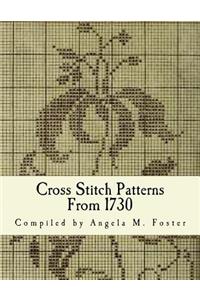 Cross Stitch Patterns From 1730