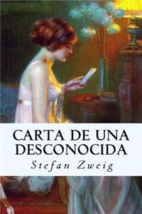 Carta de Una Desconocida