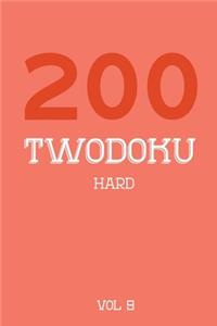 200 Twodoku Hard Vol 9
