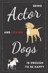 Actor & Dogs Notebook