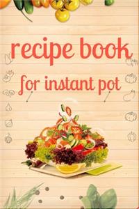 recipe book for instant pot